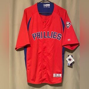 Philadelphia Phillies Genuine Merchandise True Fan Series Jersey Men L 42-44 NWT